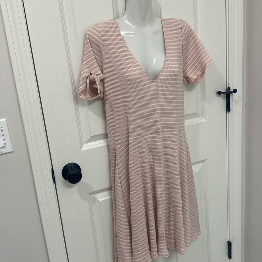 Abercrombie & Fitch Pink Striped Dress